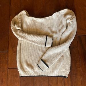 Missguided off the shoulder sweater size medium